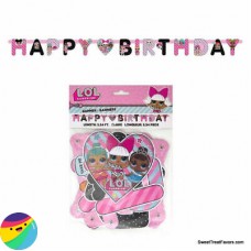 Napis Happy Birthday LOL